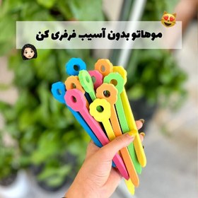 تصویر بیگودی جادویی فومی (پک18 عددی) فر کردن مو آسان و بدون آسیب به مو 