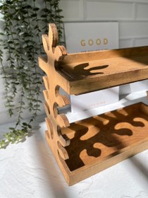 تصویر استند چوبی - قلبی 