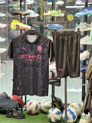 تصویر تیشرت و شورت منچستر سیتی پادشاهی - َA+ / تایلند / kit man city