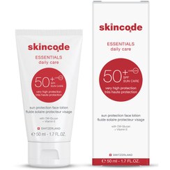 تصویر لوسیون ضدآفتاب +SPF 50 اسکین کد 