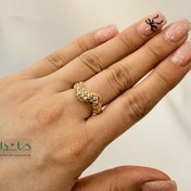 تصویر انگشتر طلا تراش لیا 