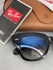 تصویر عینک آفتابی ریبن مدل RB2186 - فریم مشکی عدسی هایلایت، فریم هاوانا عدسی قهوه ای Ray ban RB2186