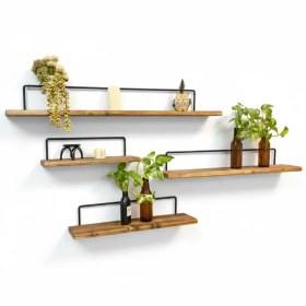 تصویر شلف دیواری فلزی مدل تک 