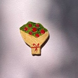 تصویر مگنت یخچال،پیکسل گل 