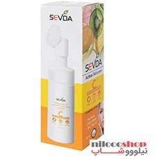 تصویر فوم شستشوی صورت مدل ویتامین سی سودا 150 میلی لیتر Sevda vitamin C Face Wash Foam 150 Ml