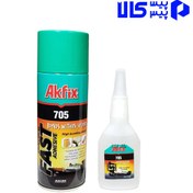 تصویر چسب 123 مدل 705 برند آکفیکس Akfix حجم 400 میلی لیتر 