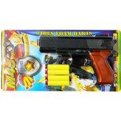 تصویر کلت M45 - تفنگ اسباب بازی با تیر ابری و طراحی فشرده و مقاوم 