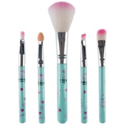 تصویر ست براش فانتزی 5عددی هلو کیتی سبز 