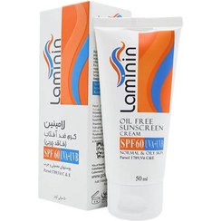 تصویر ضد آفتاب بی رنگ SPF50 پوست چرب و مختلط و نرمال لامینین 