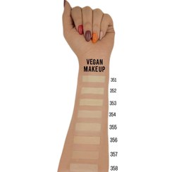 تصویر کرم پودر وگن L.A مدل Double Cover – پوشش‌دهی قوی و طبیعی - ۳۵۴ L.A Vegan Double Cover Liquid Foundation