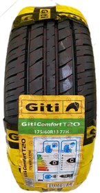 تصویر لاستیک جی تی سایز 175/60R13 مدل COMFORT T20 