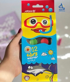 تصویر آبرنگ ۱۲ رنگ آریـا 