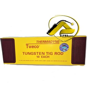 تصویر تنگستن قرمز تی وی کو 2.4 تکی TUNGSTEN TIG ROD