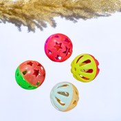 تصویر خرید اسباب بازی توپ جغجه ای مناسب سگ و گربه 