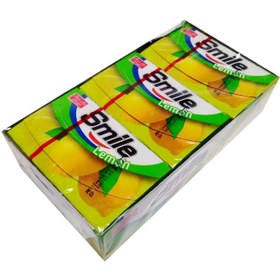 تصویر آدامس استیک اسمایل با طعم لیمو ۱۸ بسته 