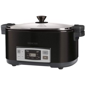 تصویر آرام پز برقی 1350 وات 6 لیتر سنکور Sencor 5508BK Sencor 5508BK 1350w cooking volume 6L SLOW COOKER