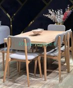 تصویر میزنهارخوری چوبی مدل پرومکس Wooden dining table