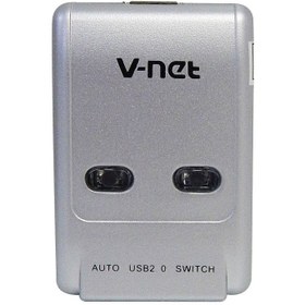 تصویر سوئیچ 2 پورت وی نت V-NET USB2-0 To Type-B 2Port Switch