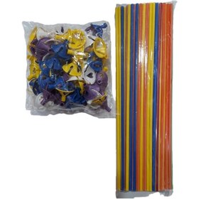 تصویر نی بادکنک 100 عددی 