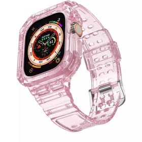 تصویر بند اپل واچ طرح جی شاک پاستیلی Apple Watch GSHOCK BAND