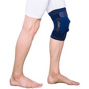 تصویر زانوبند مفصل دار نئوپرن شناسه محصول: 5160 برند تن یار - چپ ا Articulated neoprene knee brace Articulated neoprene knee brace