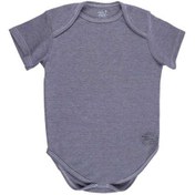 تصویر بادی نوزادی آستین کوتاه بنفش نیل کوک Nilkouk مدل MBS2-3 