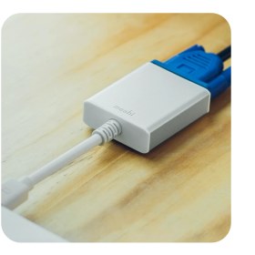 تصویر تبدیل Mini DisplayPort به VGA موشی ا Moshi Mini DisplayPort to VGA Adapter Moshi Mini DisplayPort to VGA Adapter