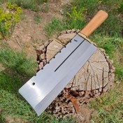 تصویر چاقوی زنجان ساطور قصابی فولادی استخوان شکن 40 سانت 