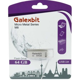 تصویر فلش مموری گلکسبیت مدل GALEXBIT M8 ظرفیت 64 گیگ GALEXBIT M8 flash memory model, 64 GB capacity