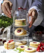 تصویر کندی باکس سه طبقه پاشاباغچه مدل ویلا کد 96815 – ظرف شیشه‌ای لوکس برای سرو شکلات، خشکبار و پذیرایی مهمان Pasabahce Villa 3-Tier Candy Box Glass Container – Model 96815, Elegant Serving Dish for Sweets, Nuts & Snacks