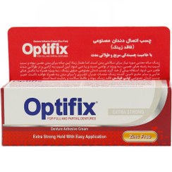 تصویر کرم چسب دندان مصنوعی اپتی فیکس 60 گرم Optifix Denture Fixative Cream 60g