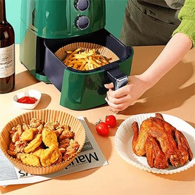 تصویر کاغذ سرخ کن مدل air fryer-20-100 بسته 100 عددی 