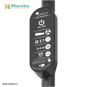 تصویر پنکه ایستاده لایف لند مدل LLF55 با ریموت و ۵ پره 