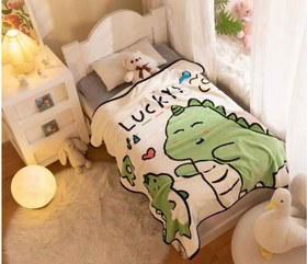 تصویر پتو مخمل نوزادی عروسکی 