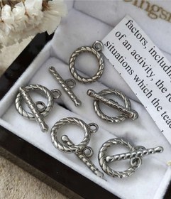 تصویر قفل تی استیل مدل پیچی 