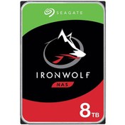 تصویر هارد دیسک اینترنال سیگیت مدل IronWolf  ظرفیت 8 ترابایت Seagate ST8000VN004 IronWolf 8TB Hard Drive