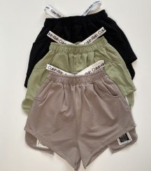 تصویر شرتک زنانه ck نخ پنبه کد112 