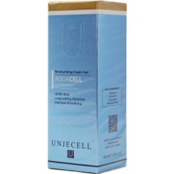 تصویر کرم ژل آبرسان آکواسل آنژسل 40 میلی لیتر Unjecell‌ Aquacell Moisturizing Cream Gel 40ml