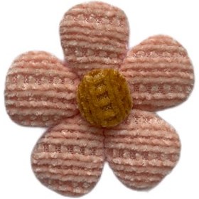 تصویر تکه دوزی طرح گل رنگی 