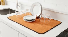 تصویر نمگیر کنار سینک لومانا مدل کبریتی ابعاد 50*80 سانتی متر - شیری 