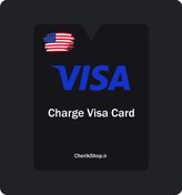 تصویر شارژ دلار ویزا کارت مجازی آمریکا 