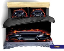 تصویر روتختی سه بعدی یک نفره طرح ماشین بنز مدل 1055کارینا 5 تکه 