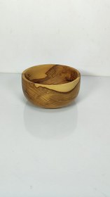 تصویر کاسه چوبی بدون پایه Wooden bowl without base