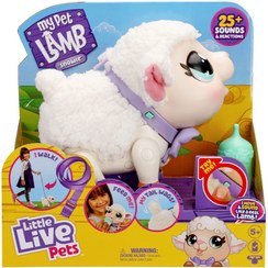 تصویر عروسک رباتیک برفی بره بازیگوش Little Live Pets مدل Moose - Little Live Pets - My Pet Lamb_اسباب بازی 