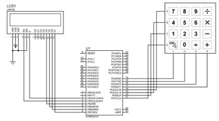 تصویر پروژه ساخت ماشین حساب با میکروکنترلر AVR و بسکام Bascom 