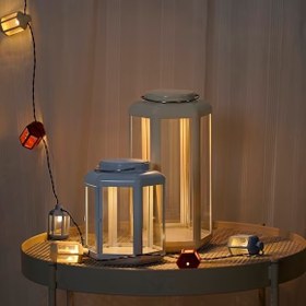 تصویر فانوس LED ایکیا SOMMARLANKE 28 سانت 