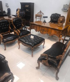 تصویر میز مدیریت کلاسیک سایز ۱۸۰ 