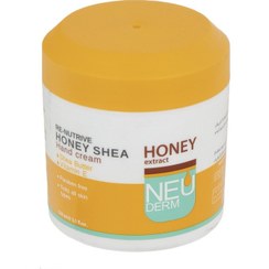 تصویر کرم دست نئودرم مدل Honey Shea حجم 150 میلی لیتر مرطوب کننده و آبرسان نئودرم مدل مدل Honey Shea نرم کننده