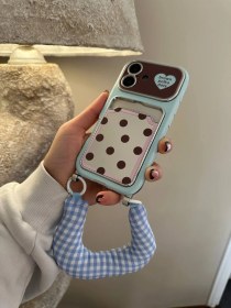 تصویر بند آويز brown polka dots 