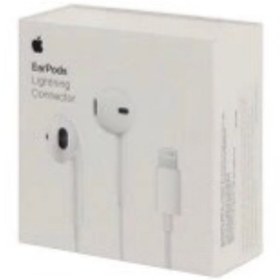 تصویر هندزفری اپل مدل EarPods با کانکتور لایتنینگ اصل iPhone Wired Headphones Lightning Connector